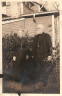 Thomas and Elizabeth Splan outside house, Ontario 1922